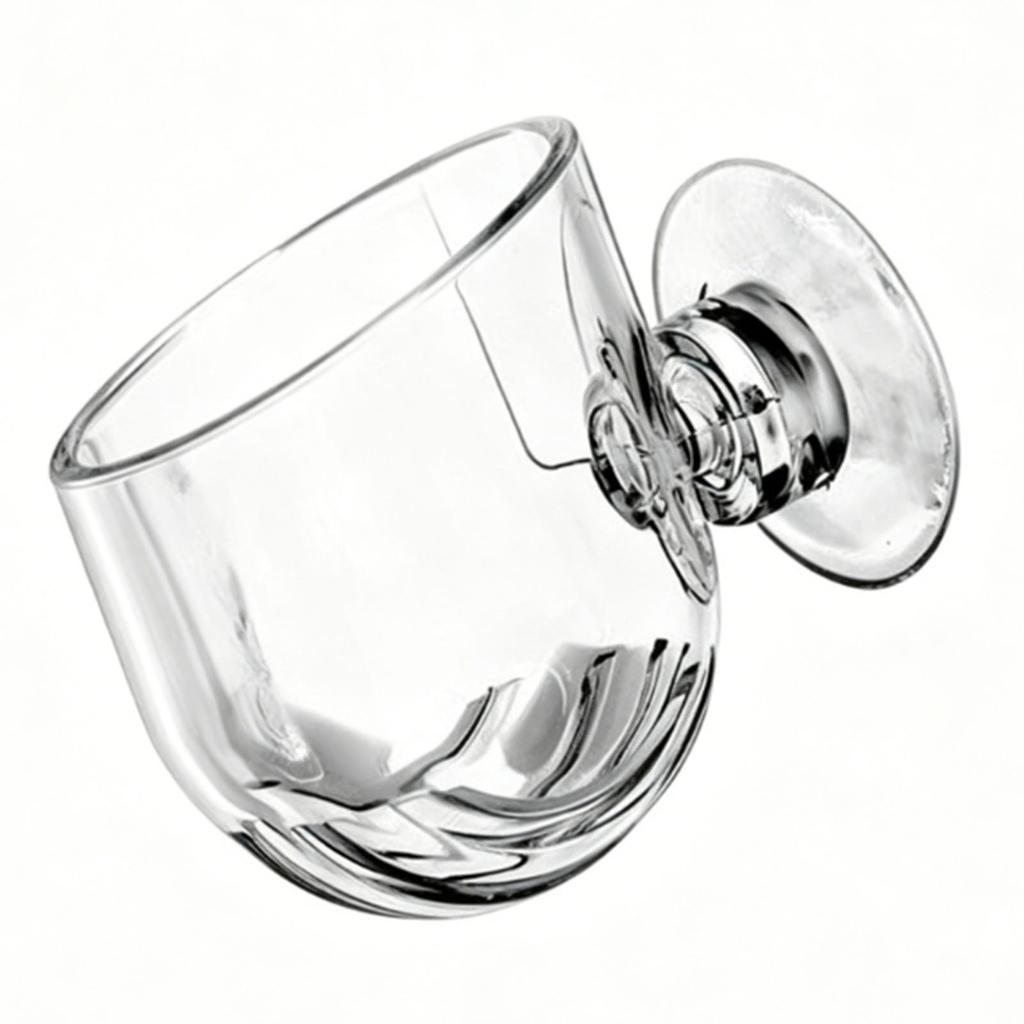 Aquarium Plant Holder Suction Cup Design Transparent Multifunctional Plant Cup for Fish