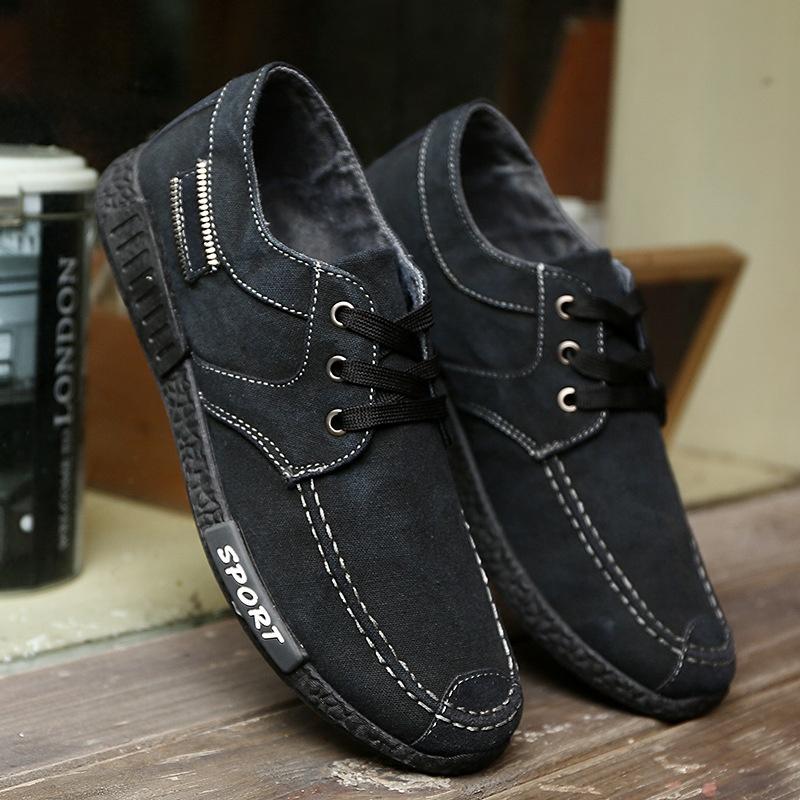 Versatile Fashion Men's Denim Canvas Shoes Ideal For Casual Sports Activities Size 39-44
