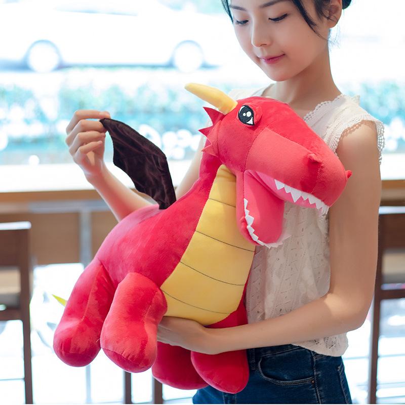 Creative Dinosaur Doll Plush Toy Tyrannosaurus Rex Pterosaur Fire Breathing Dragon Doll Children's Birthday Gift