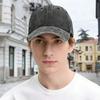Джинсовая Бейсболка с Регулируемой Пряжкой Сзади, Повседневный Козырек от Солнца для Мужчин и Женщин
