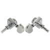 Musiclily Pro R18K L3R3 Locking Gear for Chrome Tuners, 181 Ratio, Half-Moon Buttons, Acoustic/Electric Guitars,