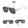 New Vintage Square Men Sunglasses Brown Luxury Brand Classic High Quality Sun Glasses For Women Uv400