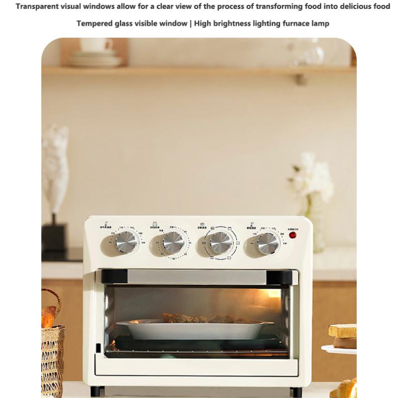 Воздушная духовка для жарки, большая емкость, два в одном, паровая жарка, аэрофритюрницы, безмасляная двухслойная электрическая печь для выпечки