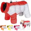 Pet Thermal Four-Legged Clothing, Warm Clothes for Small Dogs, Insulated Dog Jackets, Reflective Winter Four-Legged High-Neck Do
