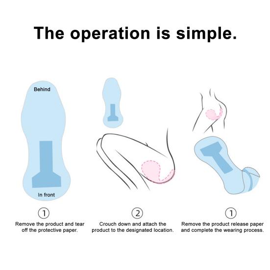 Плавание Приватный пластырь для женщин Водонепроницаемые приватные пластыри Защита от грязи Клейкая наклейка Нежный к коже Ежедневная прокладка для плавания и повседневной деятельности