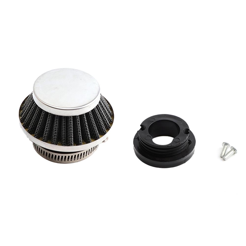 2-Stroke Pocket Bike Air Filter With Connector For 47cc 49cc Carburetor Mini Quad ATV Dirt Bike Go Kart Air Filters 7