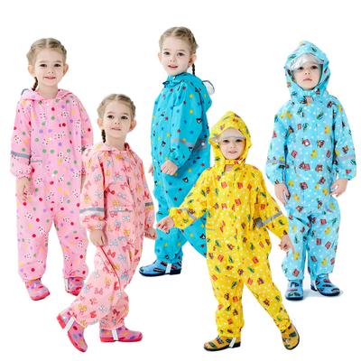 Детская куртка унисекс с капюшоном, ветрозащитный и водонепроницаемый плащ для девочек и мальчиков, маска
