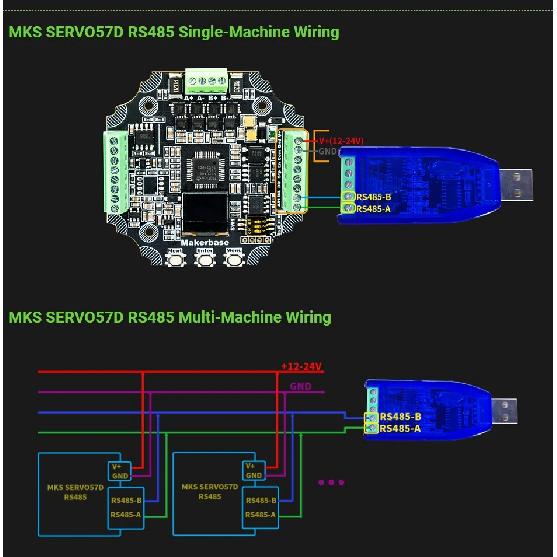 Makerbase MKS SERVO57D PCBA NEMA23 шаговый двигатель с замкнутым контуром Драйвер ЧПУ 3D-принтер для Gen_L FOC тихий и эффективный