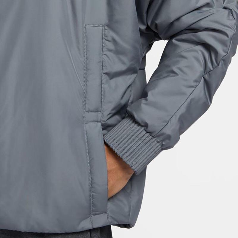 Nike Однотонная повседневная спортивная куртка Мужские куртки Серый FB8609-065