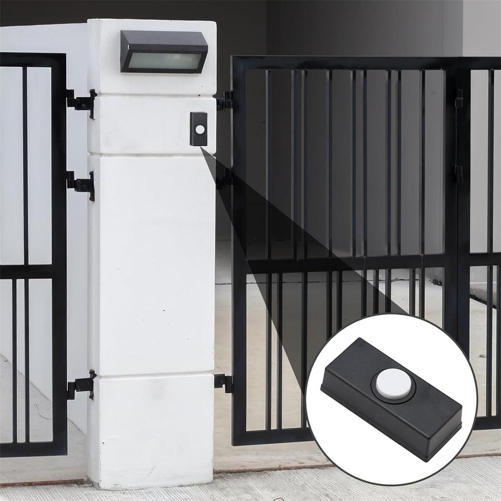 Универсальная проводная кнопка дверного звонка Кнопка дверного звонка Простая установка Всепогодная конструкция Кнопка для входа в дом