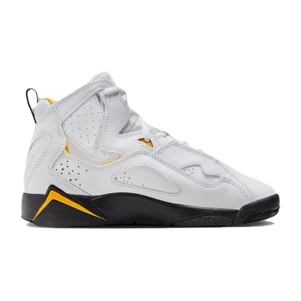 (GS) Air Jordan True Flight 'White Yellow Ochre' Kids' 343795-107