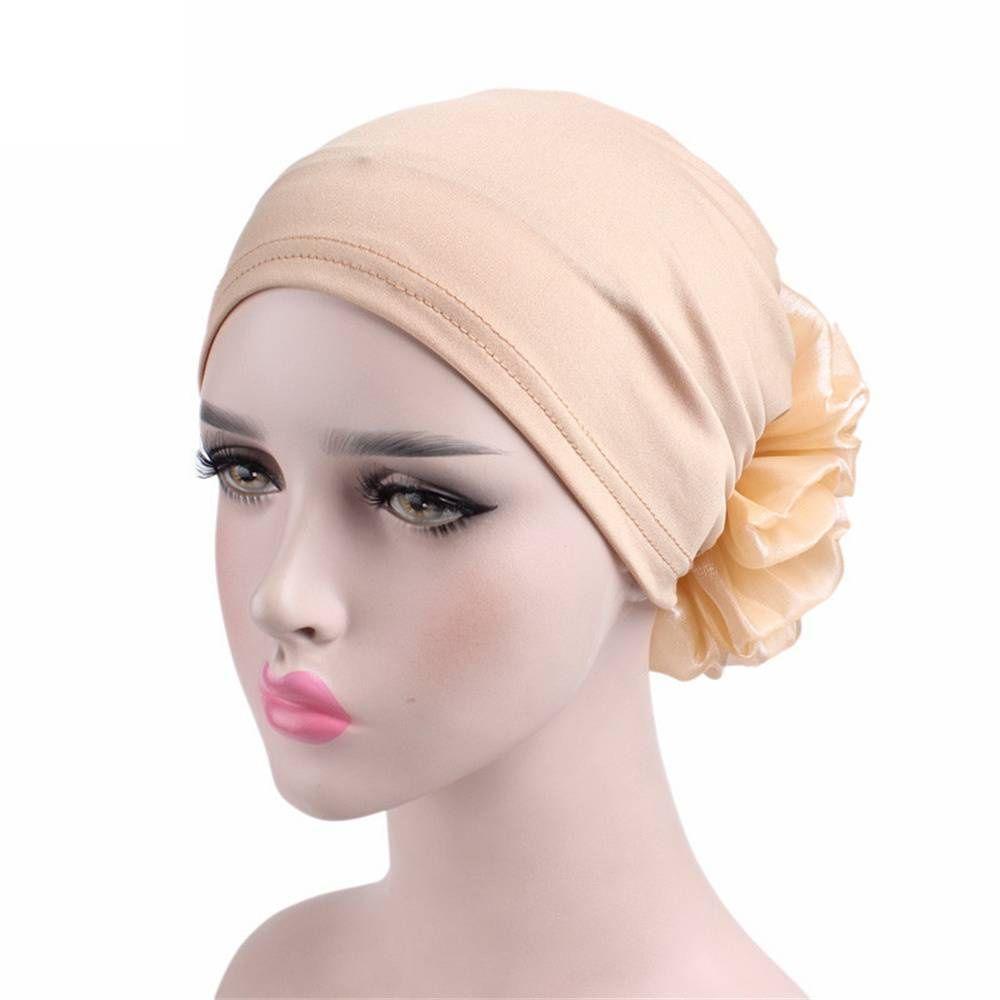 New Headwear Turban Head Wrap Hair Care Loss Cap Cancer Chemo Hijab Muslim Turban Hat