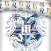 Parure de couette - HARRY POTTER - 140 x 200 cm - 100% coton - Blanc