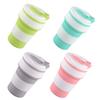 350ml Silicone Folding Cup High Temperature Resistant Food Grade Coffee Cup Portable Travel Water Cup Outdoor Foldable Cup