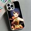 Game GI Xiangling Jelly Double layer White Mobile Phone Case for iPhone 17 16 15 14 13 12 11 Air Pro Max Plus Protective