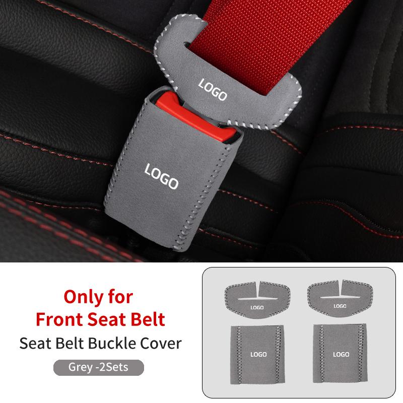 JEQS5 Car Seatbelt Buckle Cover Base Protector Case Accessories For Lexus IS250 IS200 CT200h GS300 LS430 RX450h LX570 IS300 ES