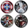 Marvel Captain America Iron Man Spider Man Pattern Wall Clock For Kids Room Decor