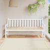 VidaXL Garden Bench Cushion, Bench Cover with String Ties, Waterproof Outdoor Cushion, Beige 180x50x7 Cm 361624