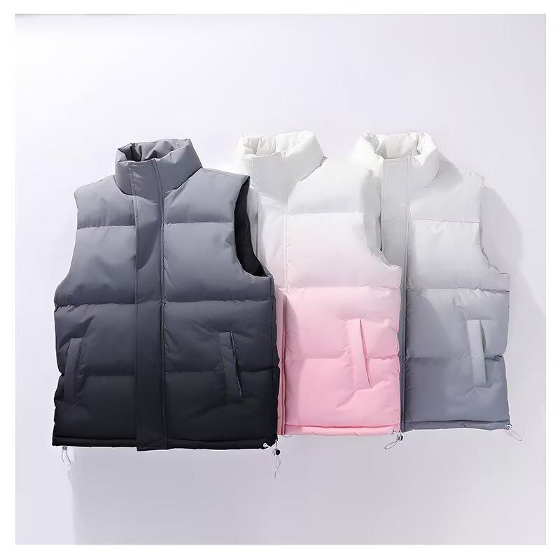 Новый осенне-зимний теплый жилет, универсальная модель, постепенно пальто, холодный жилет на молнии