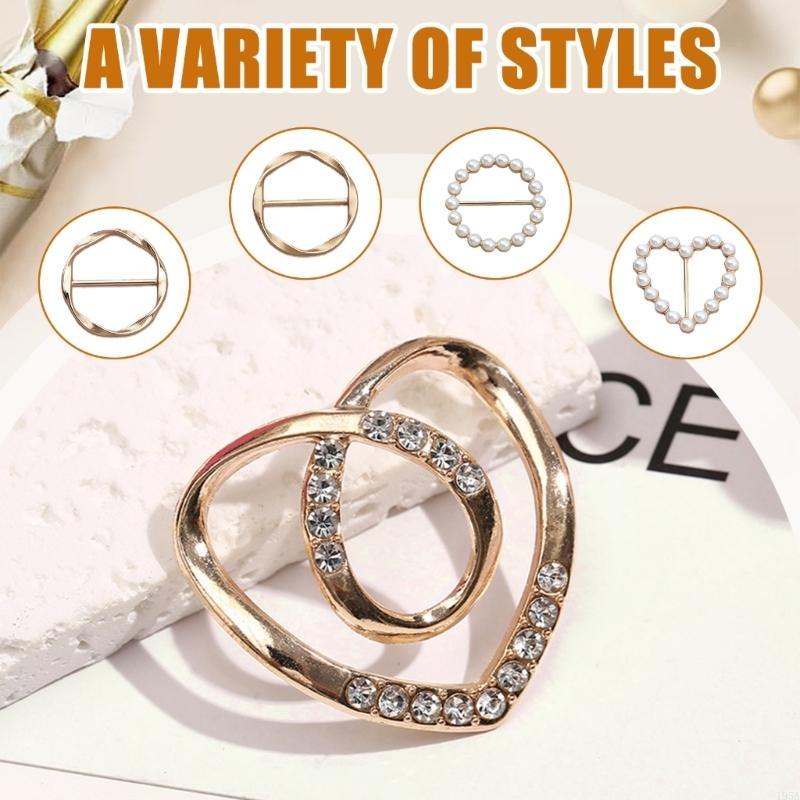 5Pcs Adjustable Waist Fasteners Buckle Zinc Alloy Waist Cincher Clothing Waist Adjuster Clip For Dress Scarf Shawl Shirt