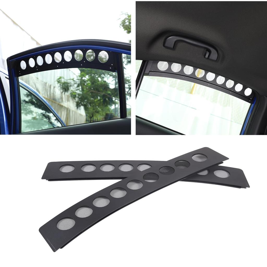 Compatible with Subaru WRX Rear Door Window Rear Door Window Glass Decorative Window Cover Rear Door Glass Trim Protective Custom Exterior Aluminum