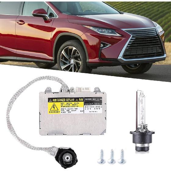 Xenon HID Headlight Ballast Control Unit with Igniter & D2S Bulb Compatible for Lexus RX350 2007 2008 2009 Replaces 85967-50020 85967-51020 Headlight