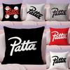 Роскошная наволочка бренда P-Patta Плюшевая ткань Мягкая Двусторонняя Печатная Диванная Теплая Зимняя Домашний Подарок Наволочка