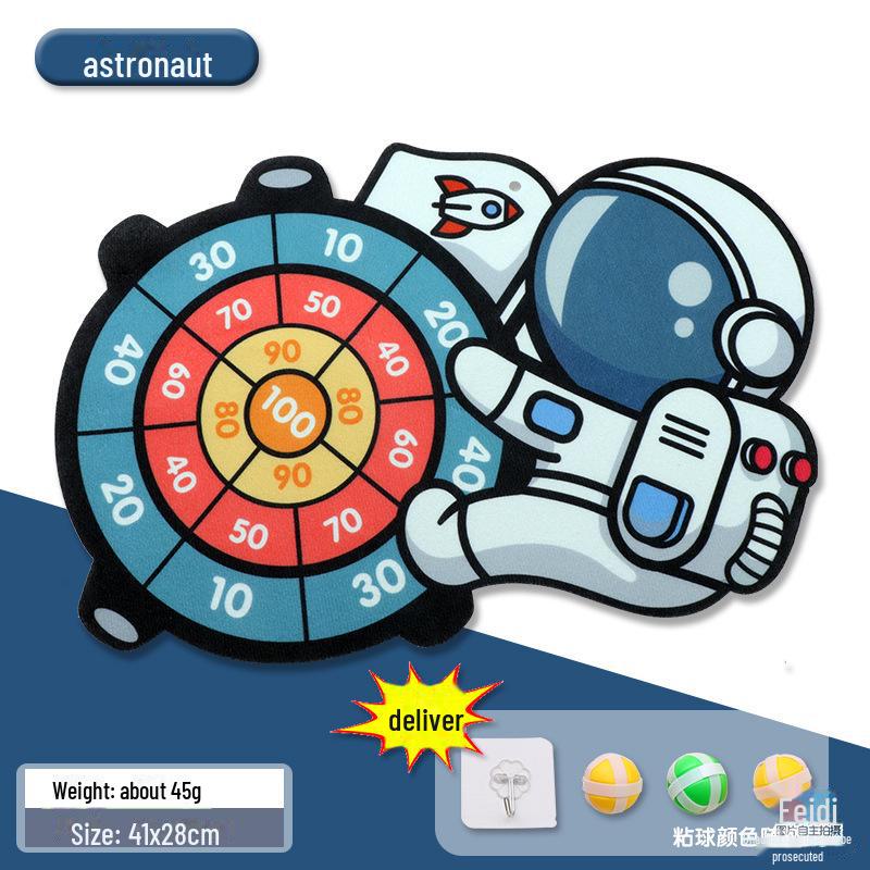 Interactive Children's Sticky Ball Dartboard for Indoor and Outdoor Use, Educational Toy for Parents and Kids.