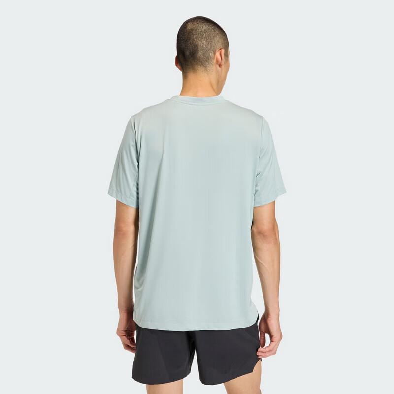 adidas Мужская футболка с коротким рукавом для бега на открытом воздухе