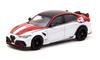 Tarmac Works Alfa Romeo Giulia GTA TARMAC WORKS GIULIA Миниатюрная машинка 1/64 Белый/Красный [Б/У]
