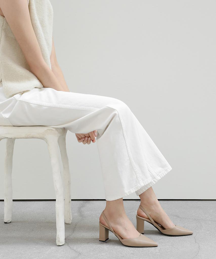 Женские босоножки на шпильке Sappun Delia с ремешком на пятке (5/7 см)