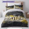 NUFC logo  Pattern Bedding Quilt Set Quilt Cover Pillowcase Home Decoration Birthday Gift (1 * duvet cover + 2 * pillowcase, without core)