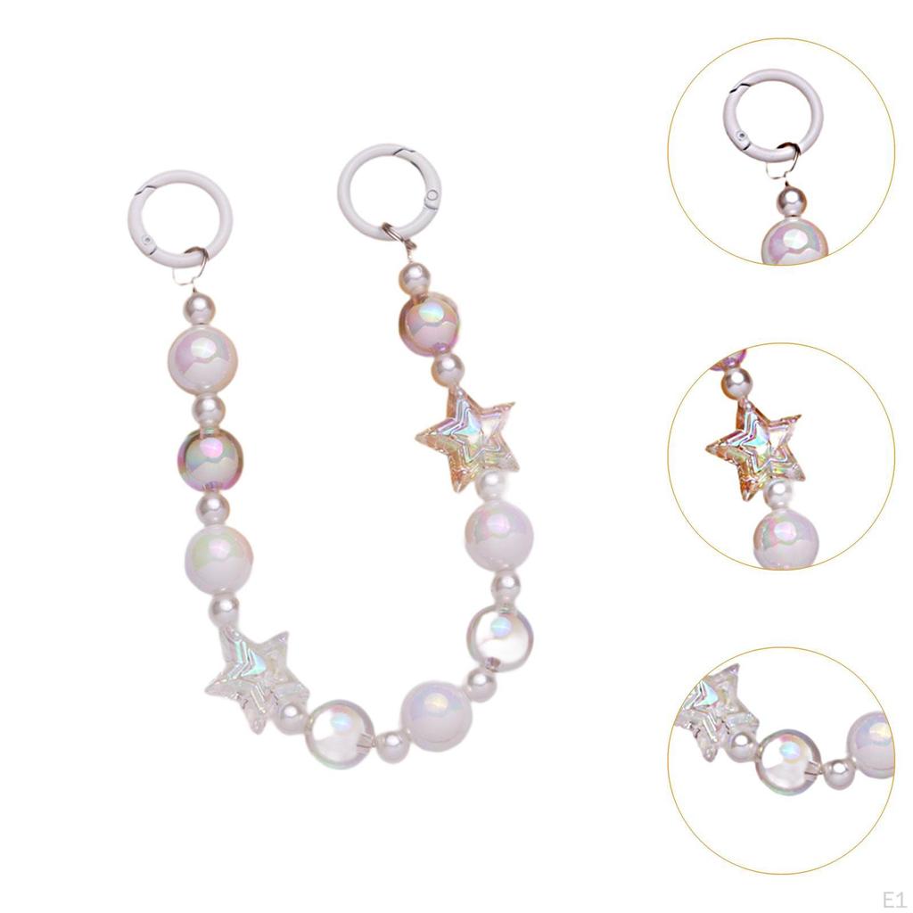 Beaded Purse Chain Extender Handbag Top Handle Phone Lanyard for Women Bag