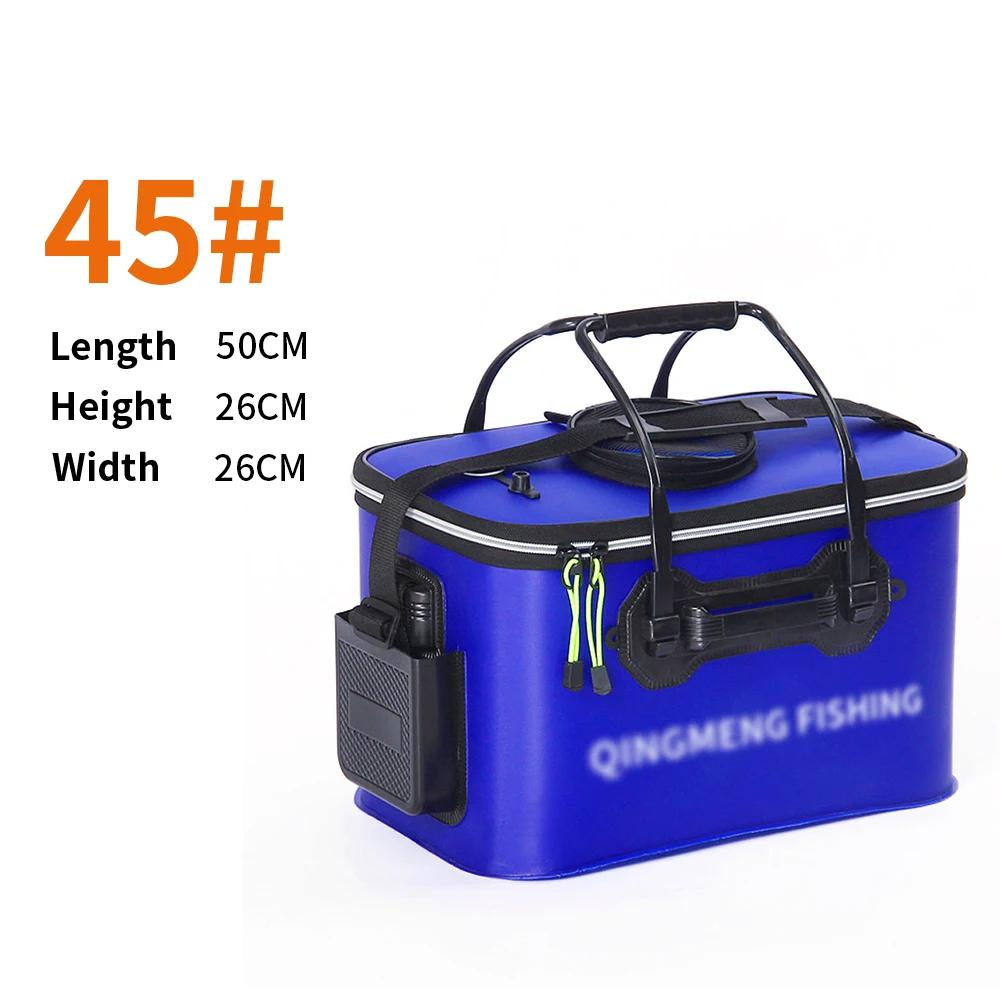 Портативный складной утолщенный ящик для рыбалки из ЭВА, ведро для рыбалки на открытом воздухе, сумка для снастей, ящик для рыбы 11/19/23/28/35 л