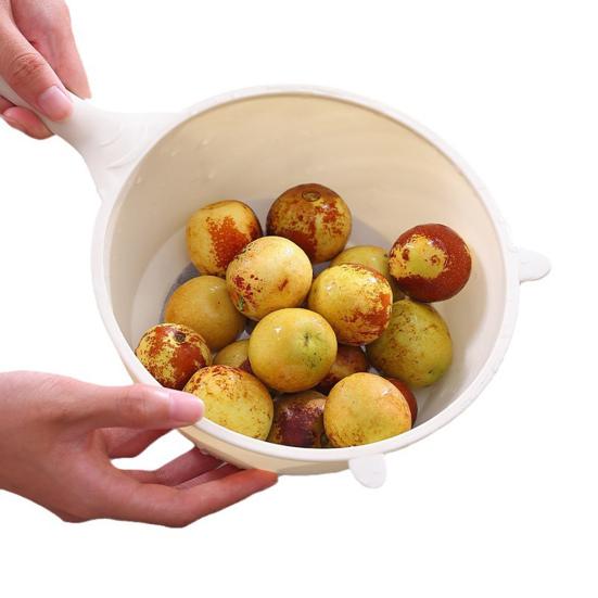 Сито для мытья риса, удобный, прочный, с мелкими отверстиями, дуршлаг для мытья овощей и фруктов для домашней кухни ADM