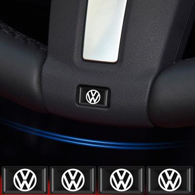 2026 Горячие Для VW VOLKSWAGEN 3D Эпоксидные Аксессуары Для Руля Автомобиля Для Volkswagen VW GOLF Polo Tiguan PASSAT Значок Эмблема Авто I