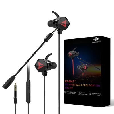 Игровые наушники Pro V7 с микрофоном для бинаурального объемного звука, совместимые с Nintendo Knives и ПК Web, идеально подходят для работы с видео и удаленной работы, в комплекте