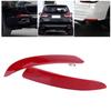 1 Pair Left & Right Rear Bumper Reflector for BWM E70 X5 2007‑2013 63217158949 63217158950