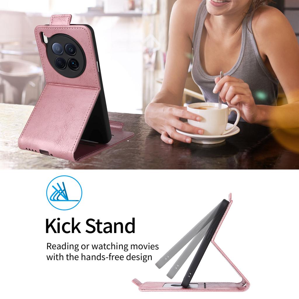 Для TECNO Camon 40 Premier 5G Чехол-подставка Магнитная застежка Вертикальный откидной кожаный чехол для телефона с держателем для карт