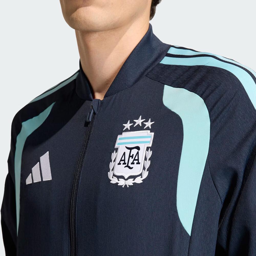 adidas Мужская спортивная куртка с воротником-стойкой на молнии, с длинным рукавом, артикул JY7023