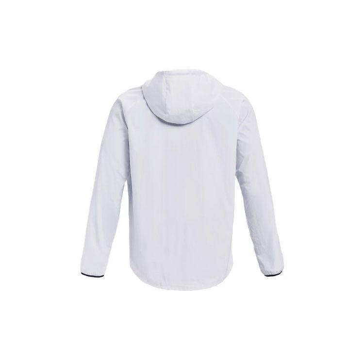 Under Armour Ветровка с капюшоном и логотипом Woven Series, мужская, белая 1361612-100
