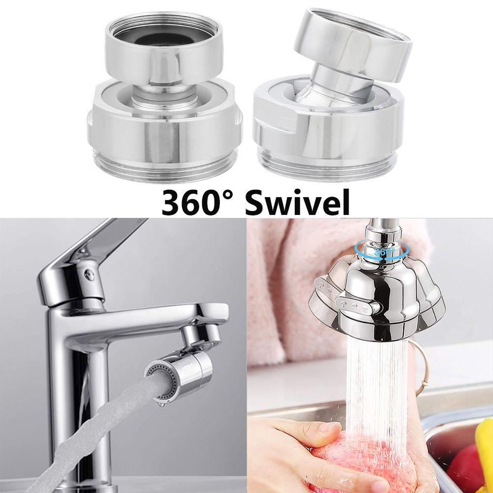 Faucet Fittings 360 Degree Adjustable Swivel Aerator Adapter Tap Aerator Connector Faucet Adapter