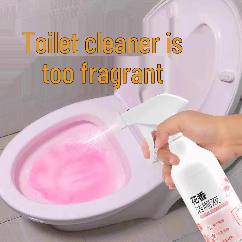 Туалетный очиститель с цветочным ароматом - Сильный дезодорирующий, удаление пятен, стойкий аромат для ванной комнаты и плитки