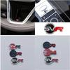 1Pcs 3D SVR Logo Car Steering Wheel Emblem Sticker Gear Control Emblem Badge for  R-ange R-over Discovery 2 Sport Evoque L405 Defender LR3