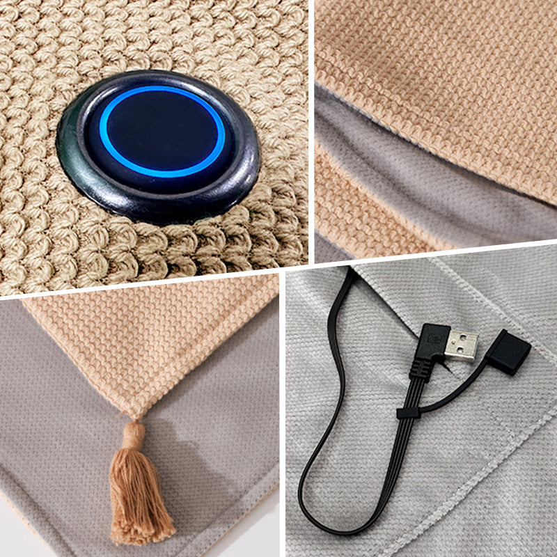 Трансграничный USB портативный источник питания греющая шаль электрическое греющее одеяло моющееся для дома офиса уличный греющий матрас