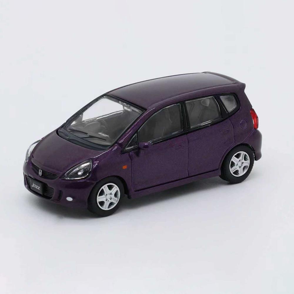FIQ1 New 1/64 Diecast Car Model Honda Fit Cars Alloy Simulation Small-scale Car Model Miniature Toy Collection Decoration Gifts