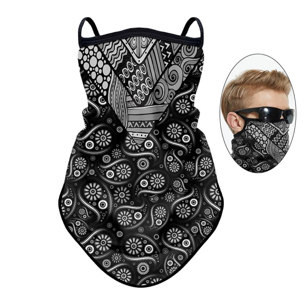 Ear-hanging Cycling Face Scarf Sun Protection Motorcycle Headscarf Hiking Camping