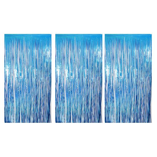 3 шт. Дождь Занавес 1 х 2,5 м Блестящий Набор Задника из Фольгированной Бахромы Кисточки Фон Занавески Свадьбы Реквизит для Фотобудки Украшение для Вечеринки