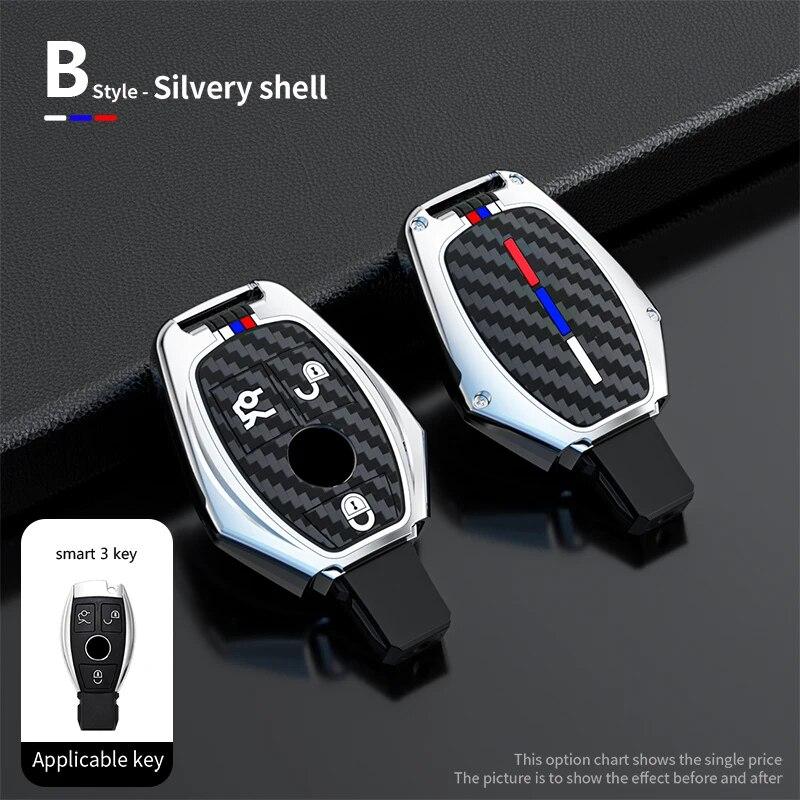 Чехол-держатель для ключей от машины для Mercedes Benz W205 W203 W210 W212 221 C117 W166 ABCSER CLA GLE GLC AMG аксессуары