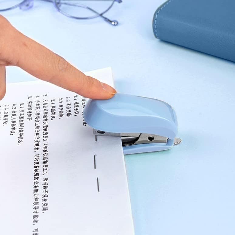 Мини-степлер со скобами, маленький милый степлер для студентов, подарок, школьные канцелярские товары